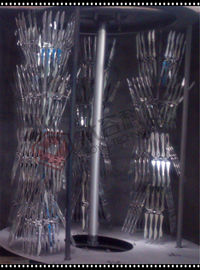 Plastikowe sztućce próżniowe Metalizowanie maszyny do jednorazowego plastiku łyżka / widelec